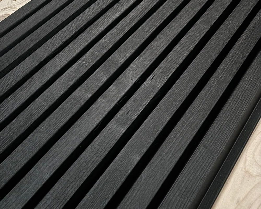 Zwarte gevelbekleding